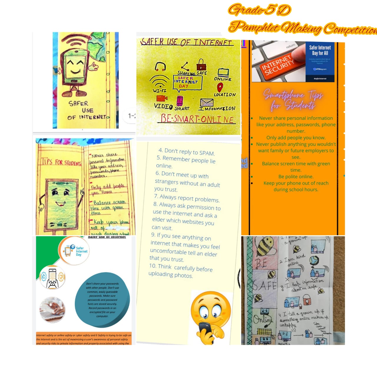 Virtual Inter House Pamphlet Making Competition